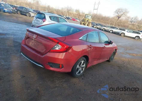 2019 Honda Civic Lx z USA, uszkodzony, nr VIN 19XFC2F64KE213035